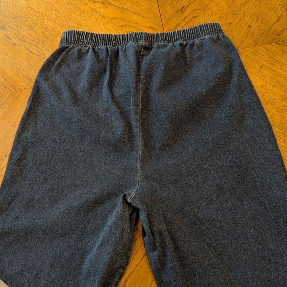 Vintage Cherokee Woman High Waist Stretch Denim Jeans Tapered Leg Size 16 - Picture 5 of 9